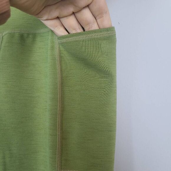 Sweaty Betty Womens Small 7/8" Length Super Sculpt Leggings Green Pocket Stretch - Picture 5 of 10
